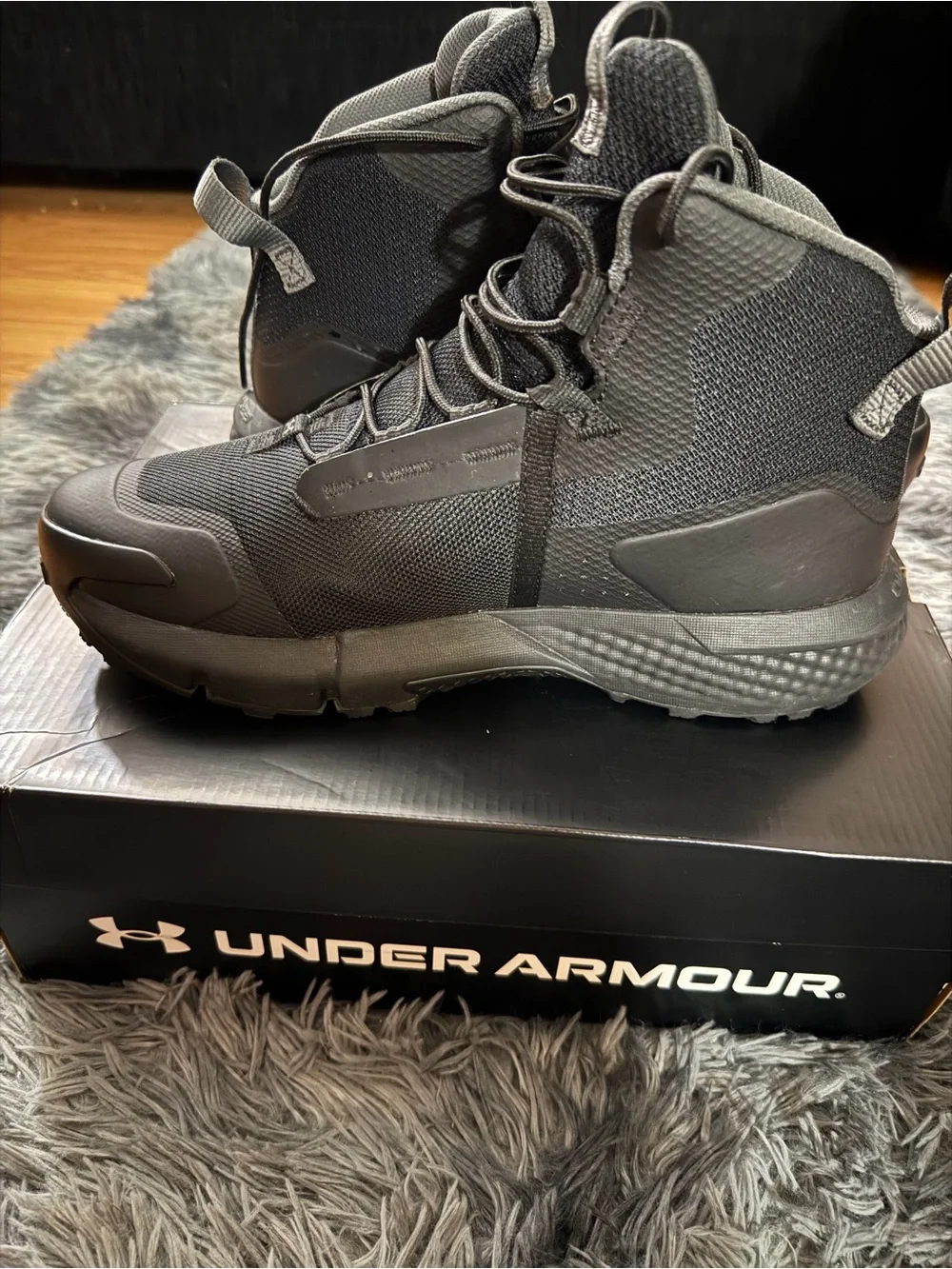 Under Armour Men's Black High-Top Tactical Sneaker